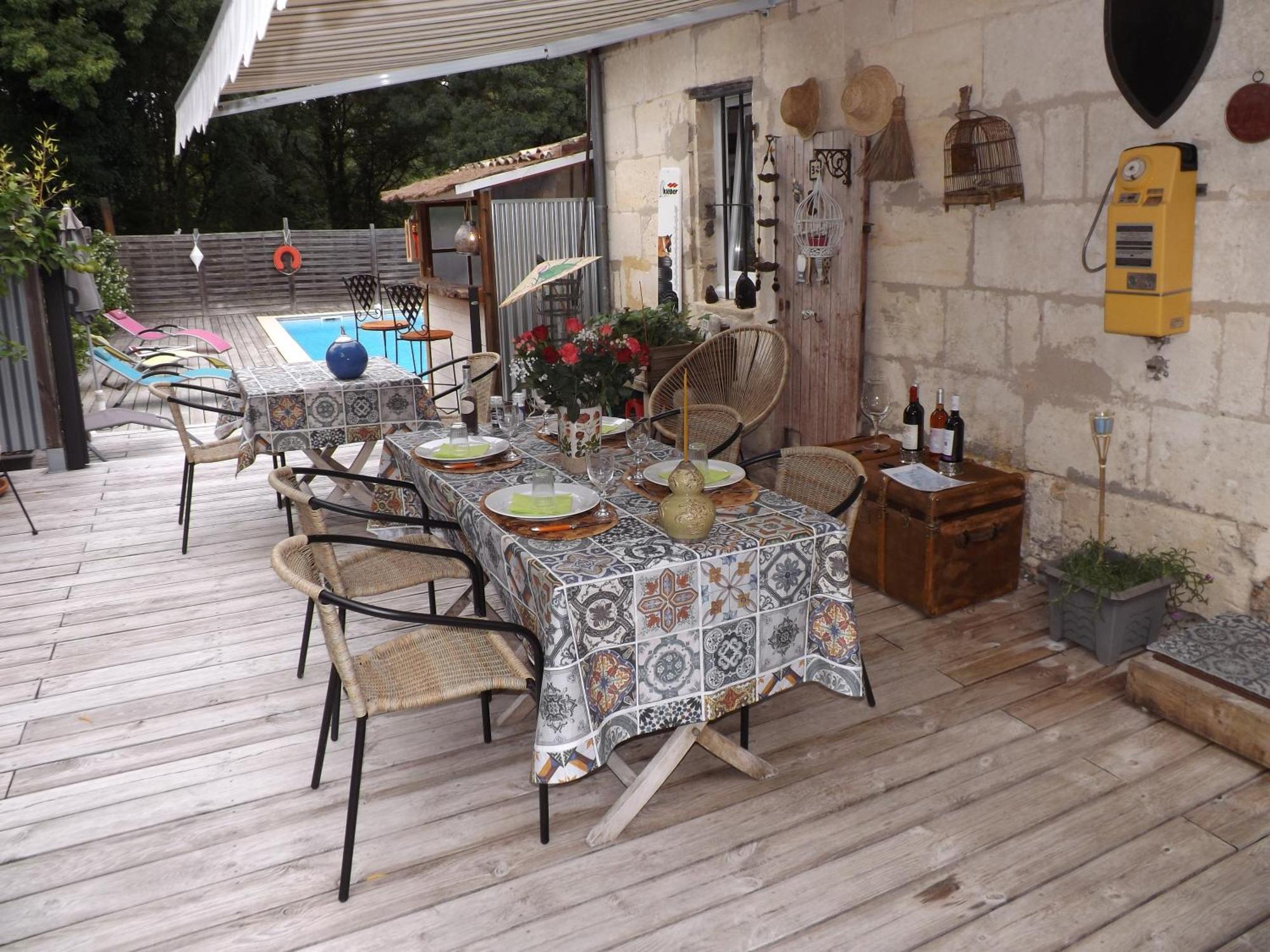 La Girondine Bed and Breakfast Galgon Exteriör bild